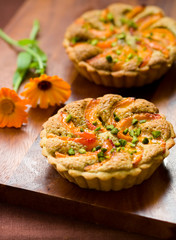 apricot and pistachio  tarts
