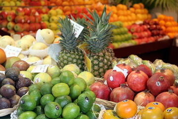 Naklejka na ściany i meble Owoce i sklep warzywny w Belgii