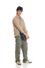 Fototapeta premium Teenager boy student