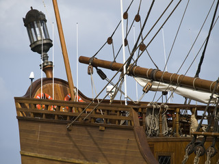 17th Century Galleon Detail