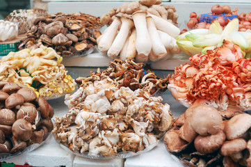 close up of mushrooms