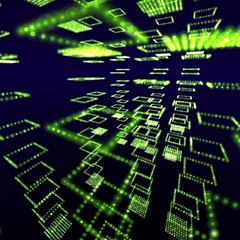 green matrix background