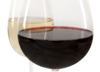 Rotwein und Weisswein