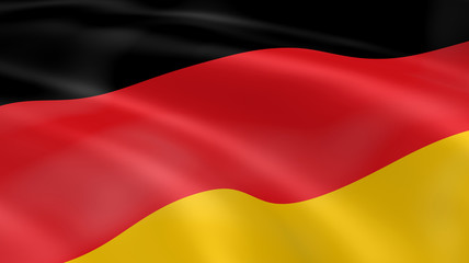 Fototapeta premium Germany flag in the wind