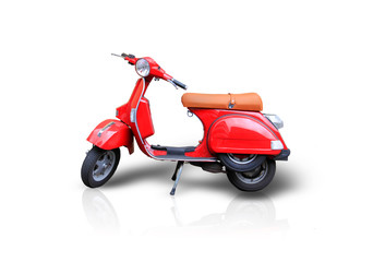 Red scooter - 22846930