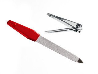 Пилка и щипцы для ногтей