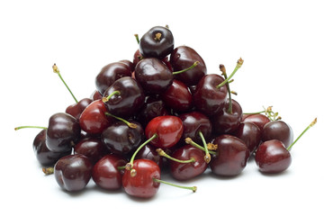 Pile of Organic Cherries