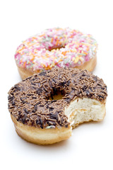Chocolate and Strawberry Doughnuts
