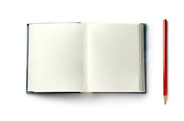 Book isolated on white background