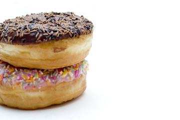 Chocolate and Strawberry Doughnuts