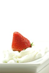 fraise et chantilly