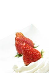 fraises à la chantilly