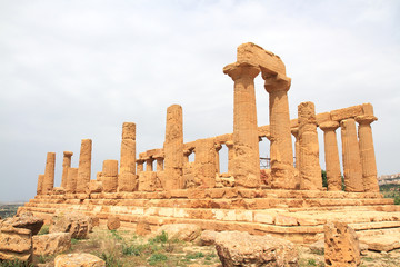 TEMPIO DI GIUNONE AGRIGENTO SICILY ITALY