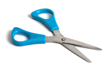Blue scissors