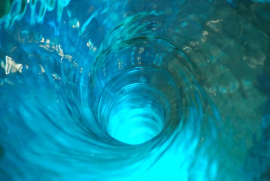blue water tornado