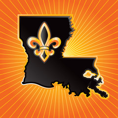 louisiana state orange starburst