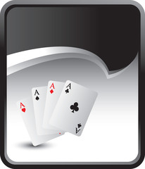 playing cards black rip curl background