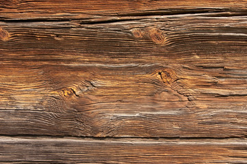 Old brown wooden background and texture.
