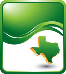 texas state green wave background