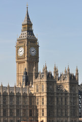 Fototapeta na wymiar Big Ben i Houses of Parliament w Westminster Londynie