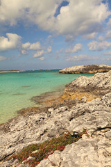 roccia nelle bahamas