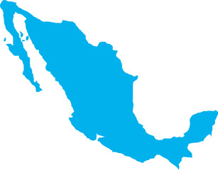 Fototapeta premium There is a map of Mexico country