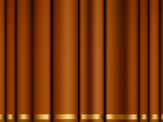 Brown Curtain, vector