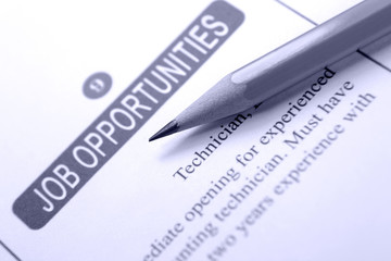 Fototapeta premium Job Opportunity Classified
