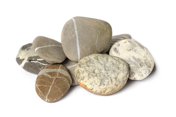 Several stones isolated