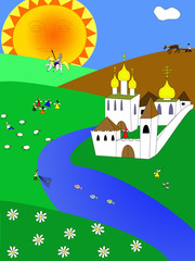 Fototapeta premium Russian fairytale