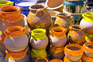 Painted pots