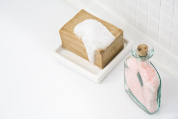 石鹸とバスソルト