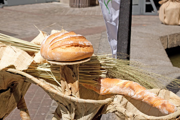 French toast during the feast of bread in Mauritius