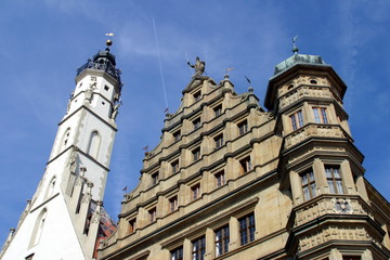 Fototapeta premium medieval town of Rothenburg ob der Tauber, Germany