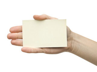 Obraz premium card blank
