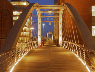 Hamburg Speicherstadt Brücke