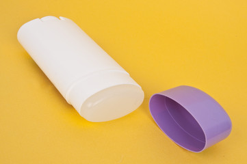 Blank Deodorant Container with a Purple Top