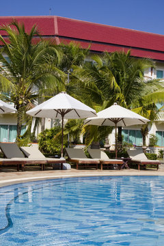 Swimming pool in Cambodia