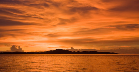 Obraz premium Sunset in Thailand