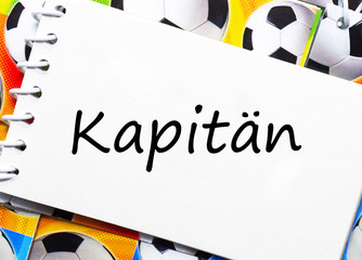 Fußball Kapitän oder Spielführer