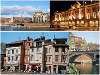 Une visite de Toulouse - obrazy, fototapety, plakaty