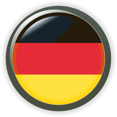 Orb GERMANY Flag vector button illustration 3D