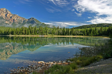 Lake Patricia in Jasper national park.
