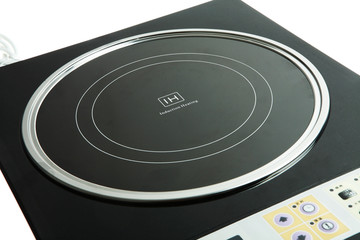 A modern induction stove detail