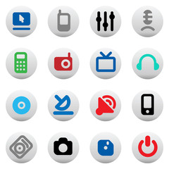 Buttons for media devices