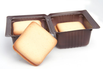 cookie with white background