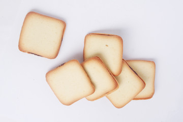 cookie with white background