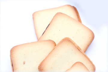 cookie with white background