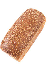 Square long loaf of bread