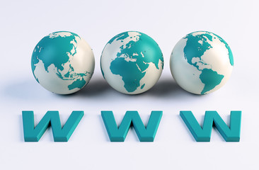 World wide web concept illustration
